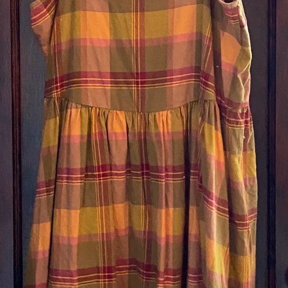 Madewell plaid babydoll cami dress - Picture 4 of 4